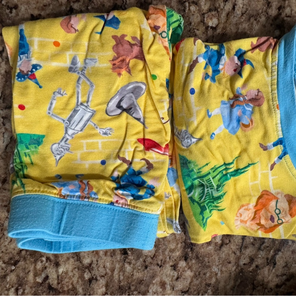 Yellow and Blue Kids Pajama Set